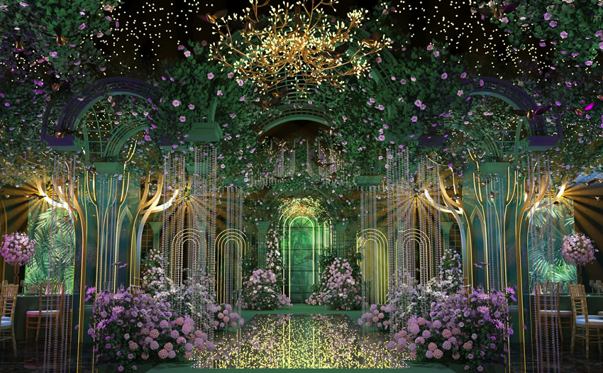 象山奇妙森林婚礼堂效果展示